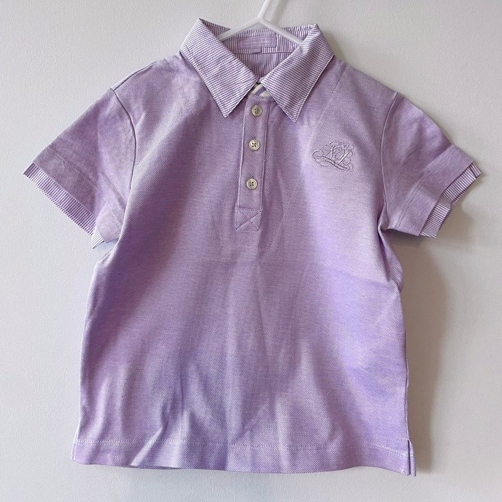 Nicolas & Bears Light Purple Short Sleeves Cotton Polo